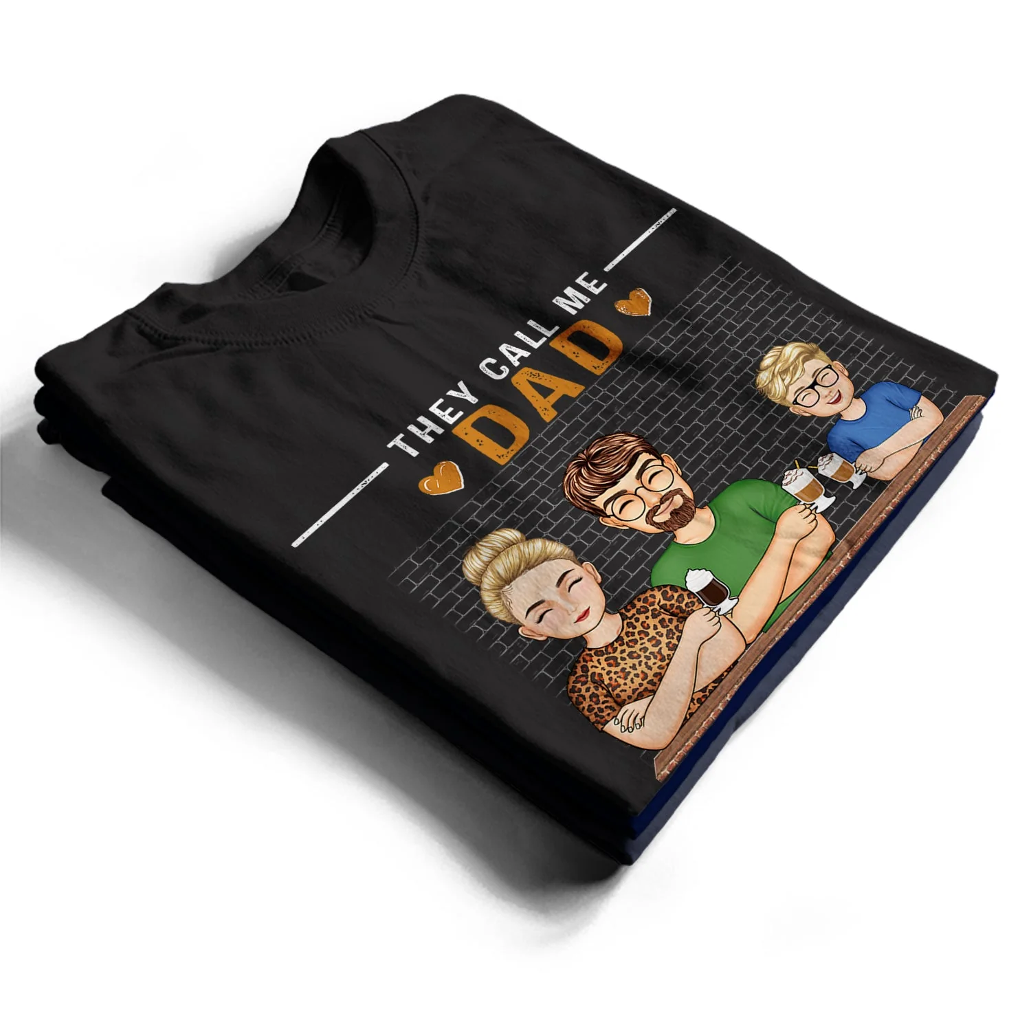 They Call Me Grandpa Because Partner In Crime Makes Me - Birthday, Loving Gift For Dad, Father, Papa, Grandfather - Personalized Custom T Shirt - Image 2