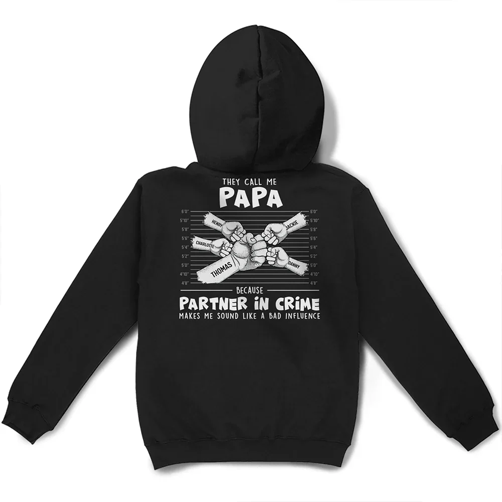 They Call Me Grandpa Because Partner In Crime Makes Me Sound Like A Bad Influence - Personalized T Shirt - Image 4
