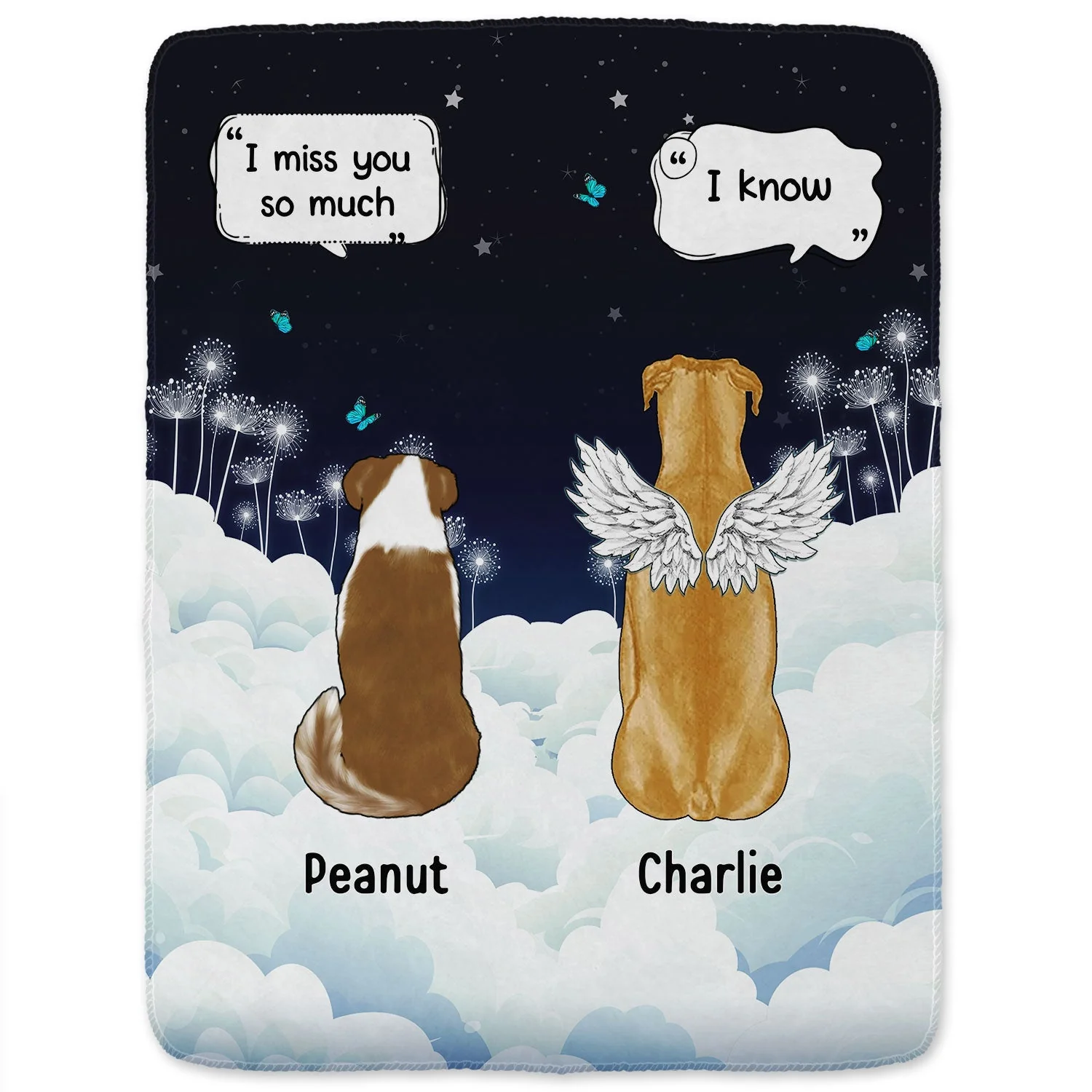 They Still Talk About You Dark - Gift For Pet Lovers - Personalized Fleece Blanket, Sherpa Blanket - Image 2