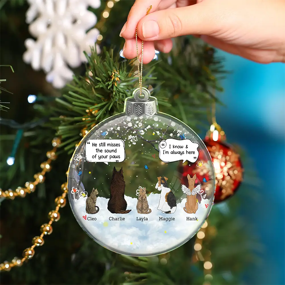 They Still Talk About You - Personalized Custom Shaped Acrylic Ornament - Image 4