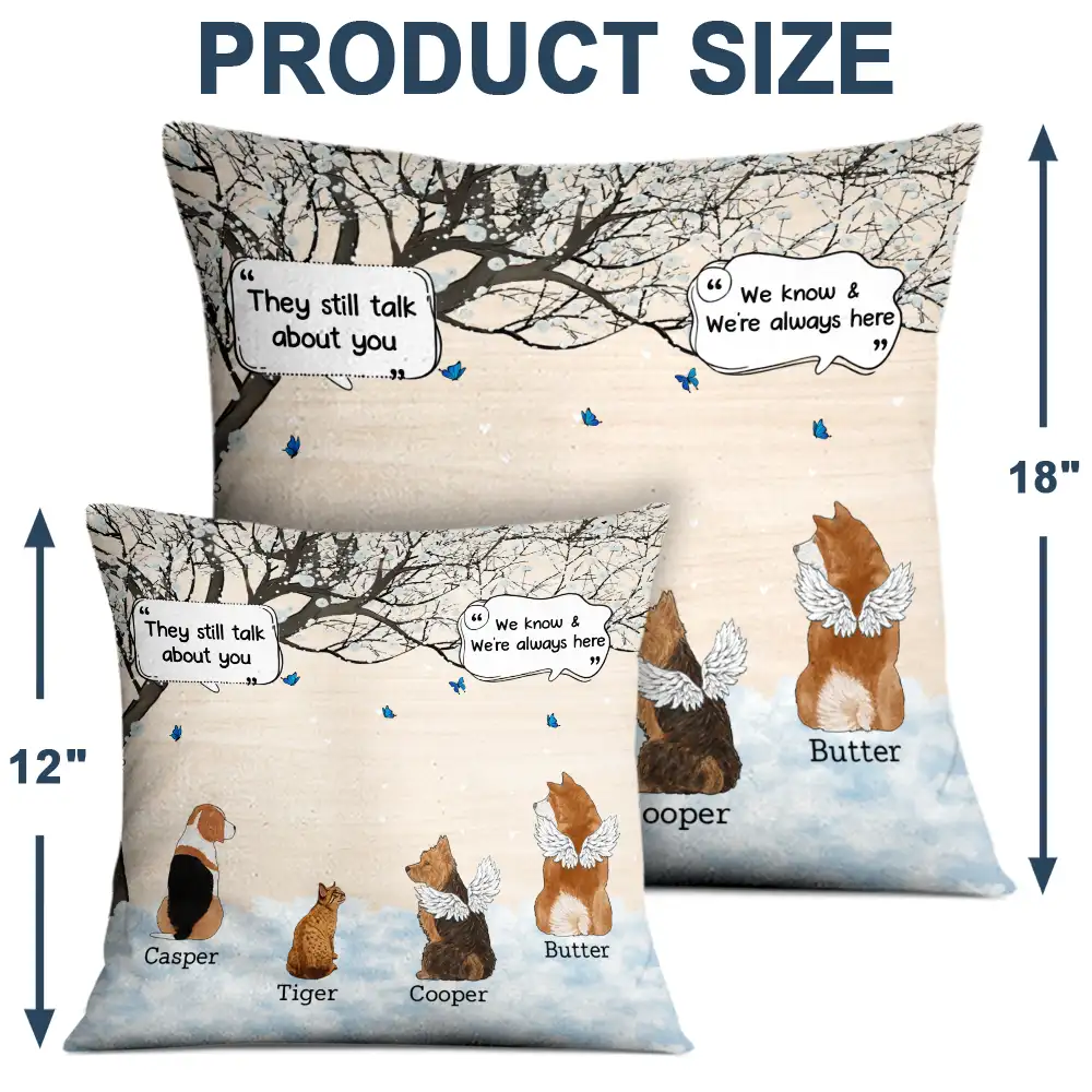 They Still Talk About You - Personalized Pillow - Image 4