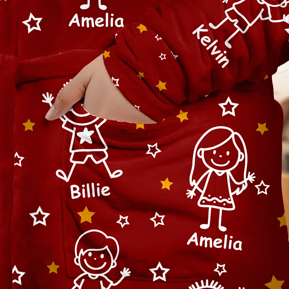 This Daddy Mommy Belongs To Kids Pet - Personalized Hooded Robe - Image 6