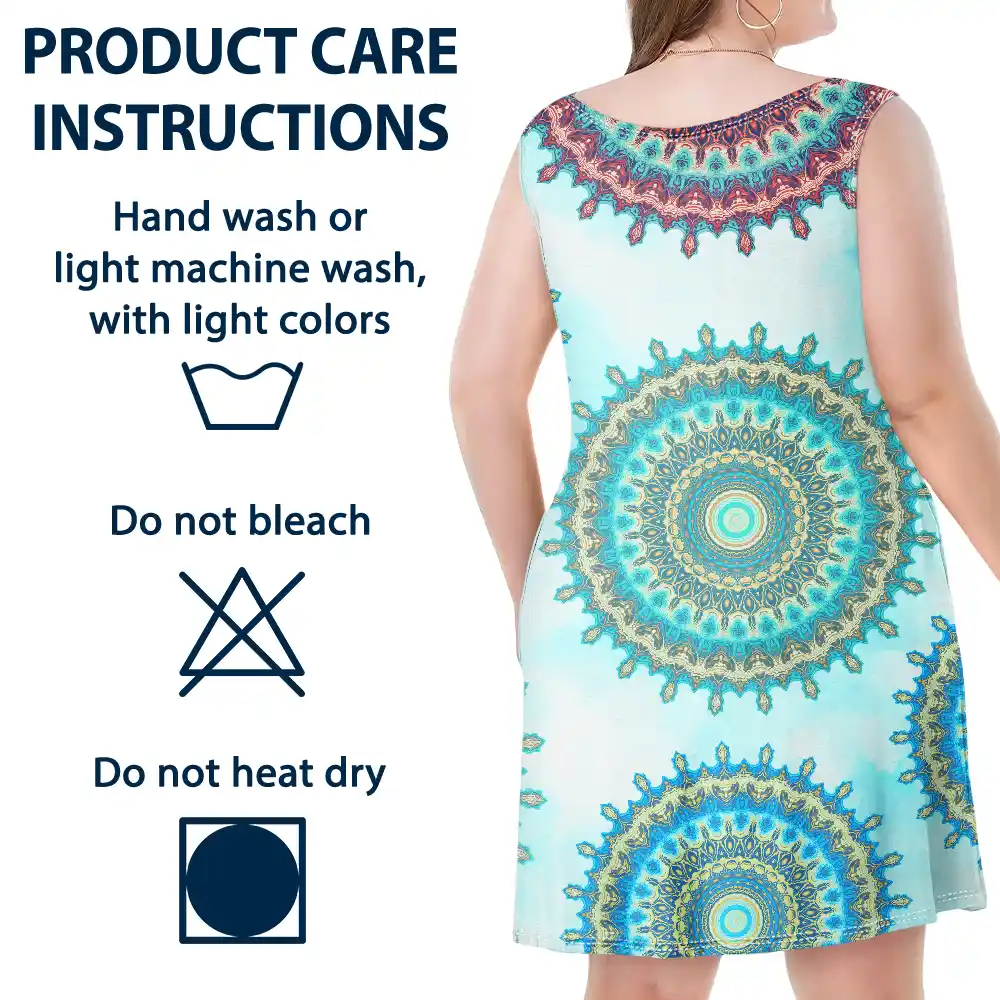 This Grandma Belongs To - Personalized Sleeveless Tank Dress - Image 6