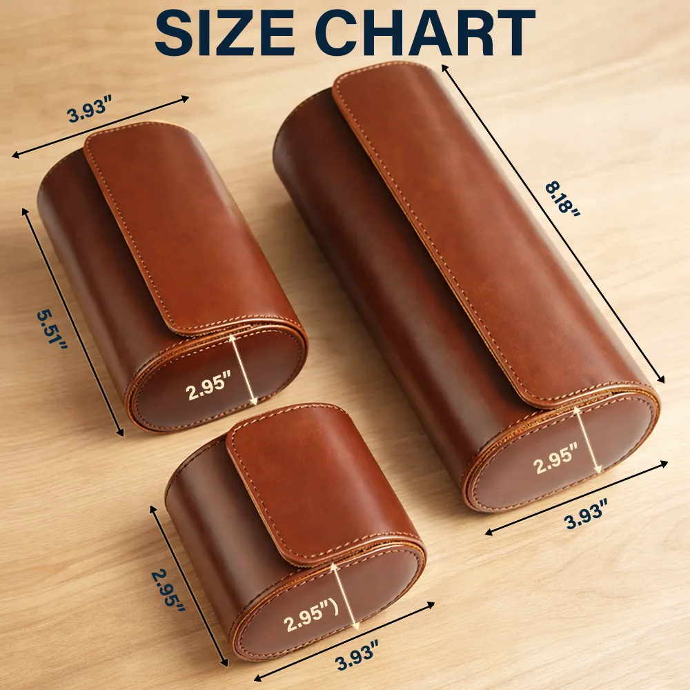 This Grandpa Dad Belongs To Kids Pet - Personalized Leather Watch Case - Image 6