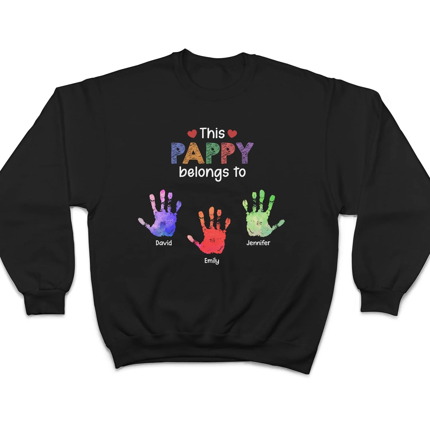 This Grandpa Daddy Belongs To - Gift For Dad, Father, Grandfather - Personalized T Shirt - Image 5