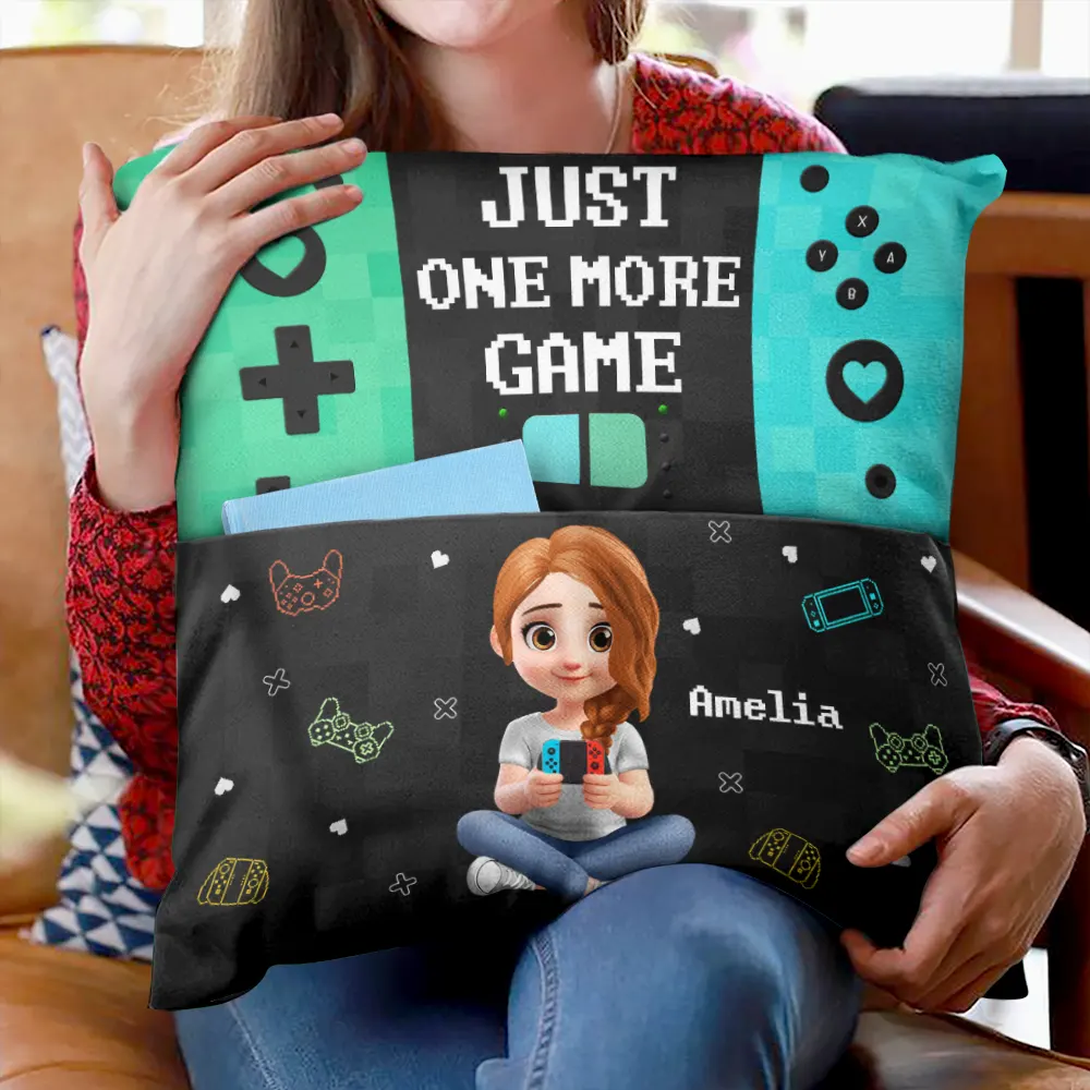 This Is My Gaming Pillow - Personalized Pocket Pillow - Image 2