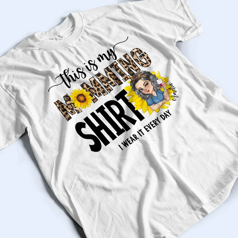This Is My Momming Shirt - Personalized T Shirt - Image 3