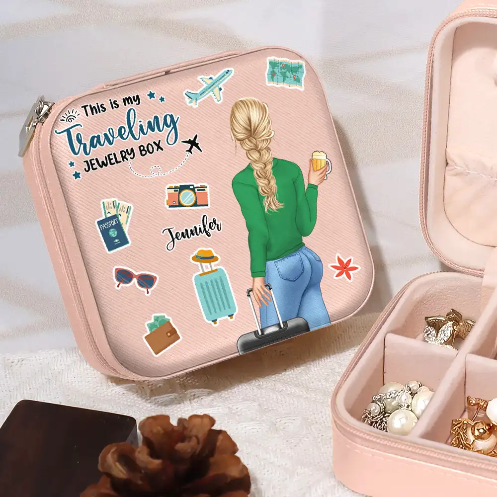 This Is My Traveling Jewelry Box - Personalized Jewelry Box - Image 4