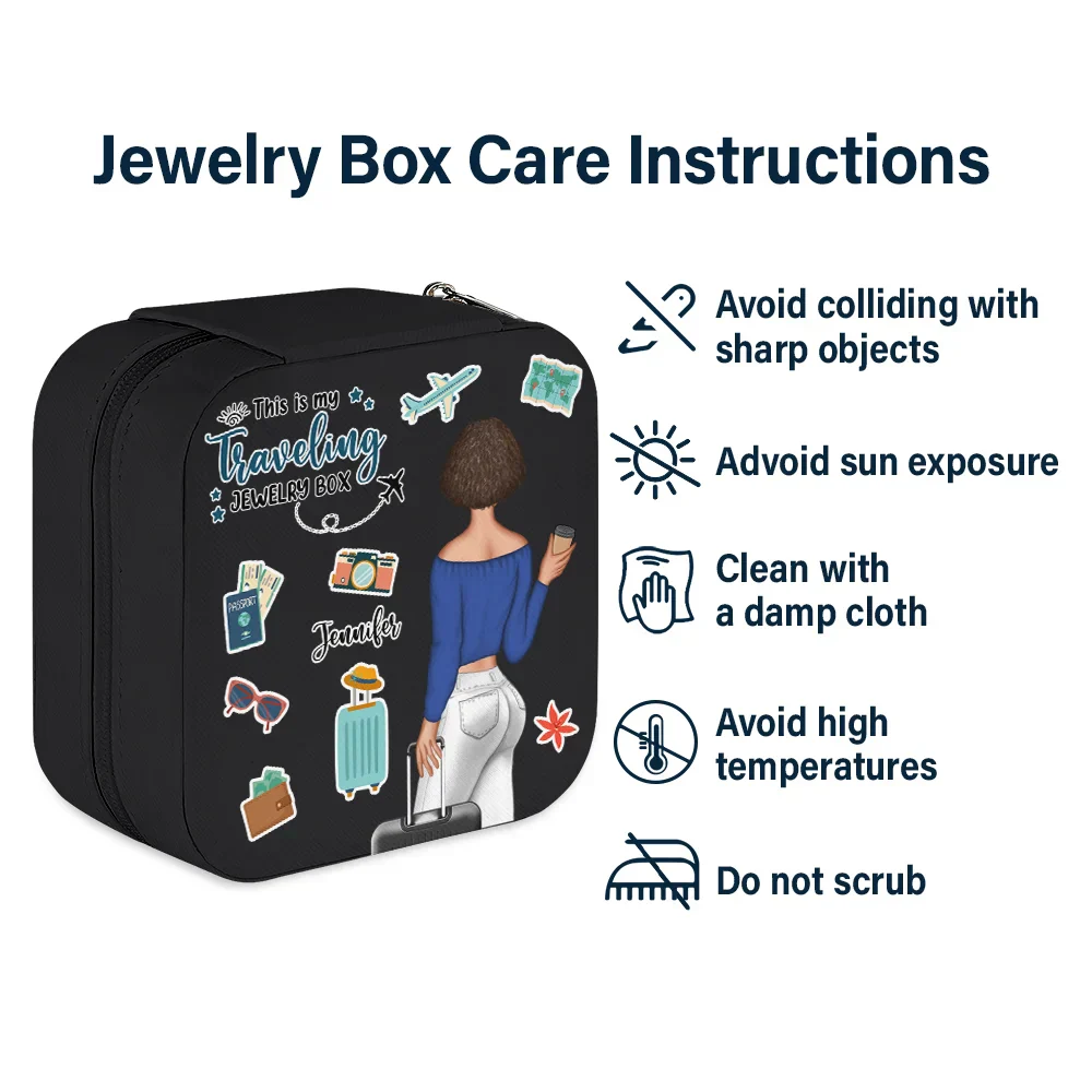 This Is My Traveling Jewelry Box - Personalized Jewelry Box - Image 6