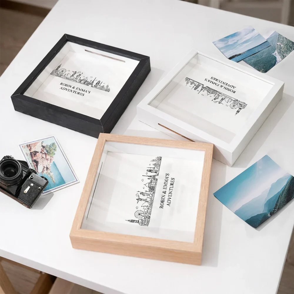 Time To Travel Sketch Building Adventure - Personalized Ticket Memory Box - Image 4