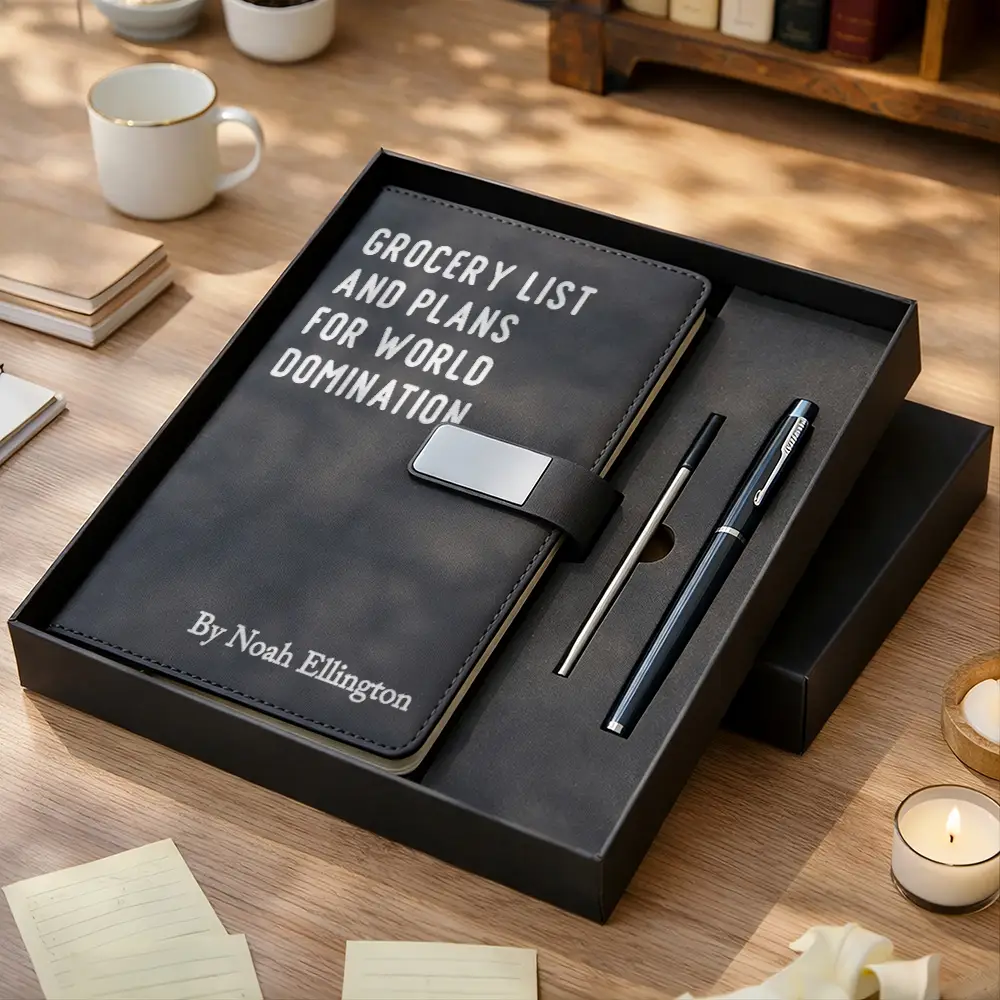 Times I Was Right - Personalized Leather Notebook Set - Image 2