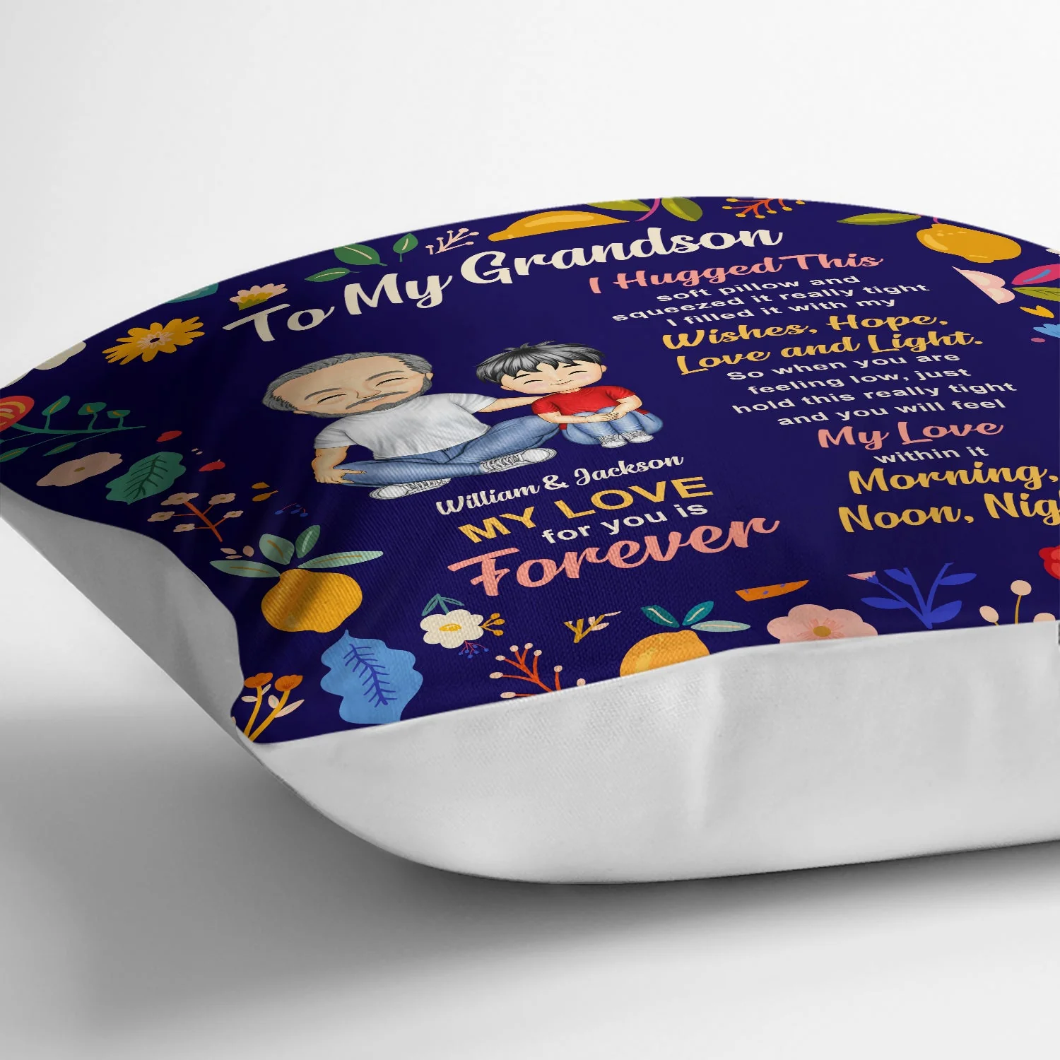 To My Granddaughter - Gift For Granddaughter, Grandparents Gift - Personalized Pillow - Image 3