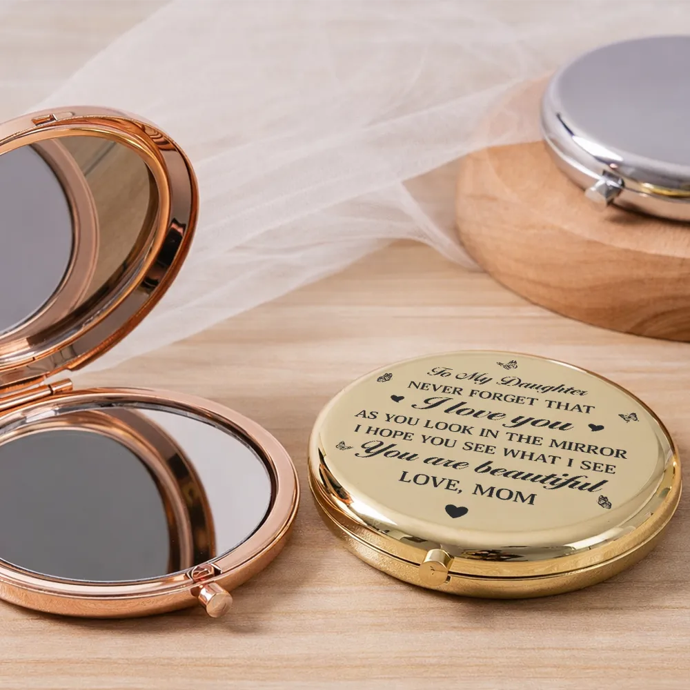To My Love Never Forget That I Love You - Personalized Compact Mirror - Image 2