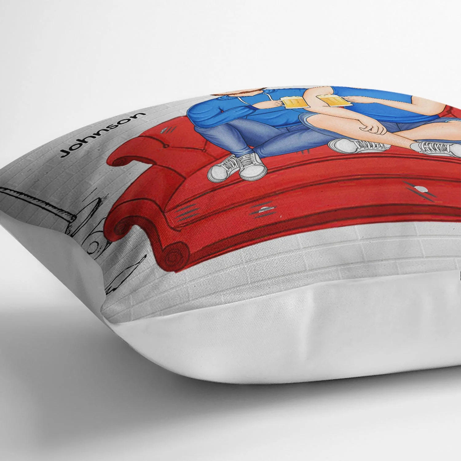 Together Since 2023 - Christmas Gift For Couples - Personalized Pillow - Image 3