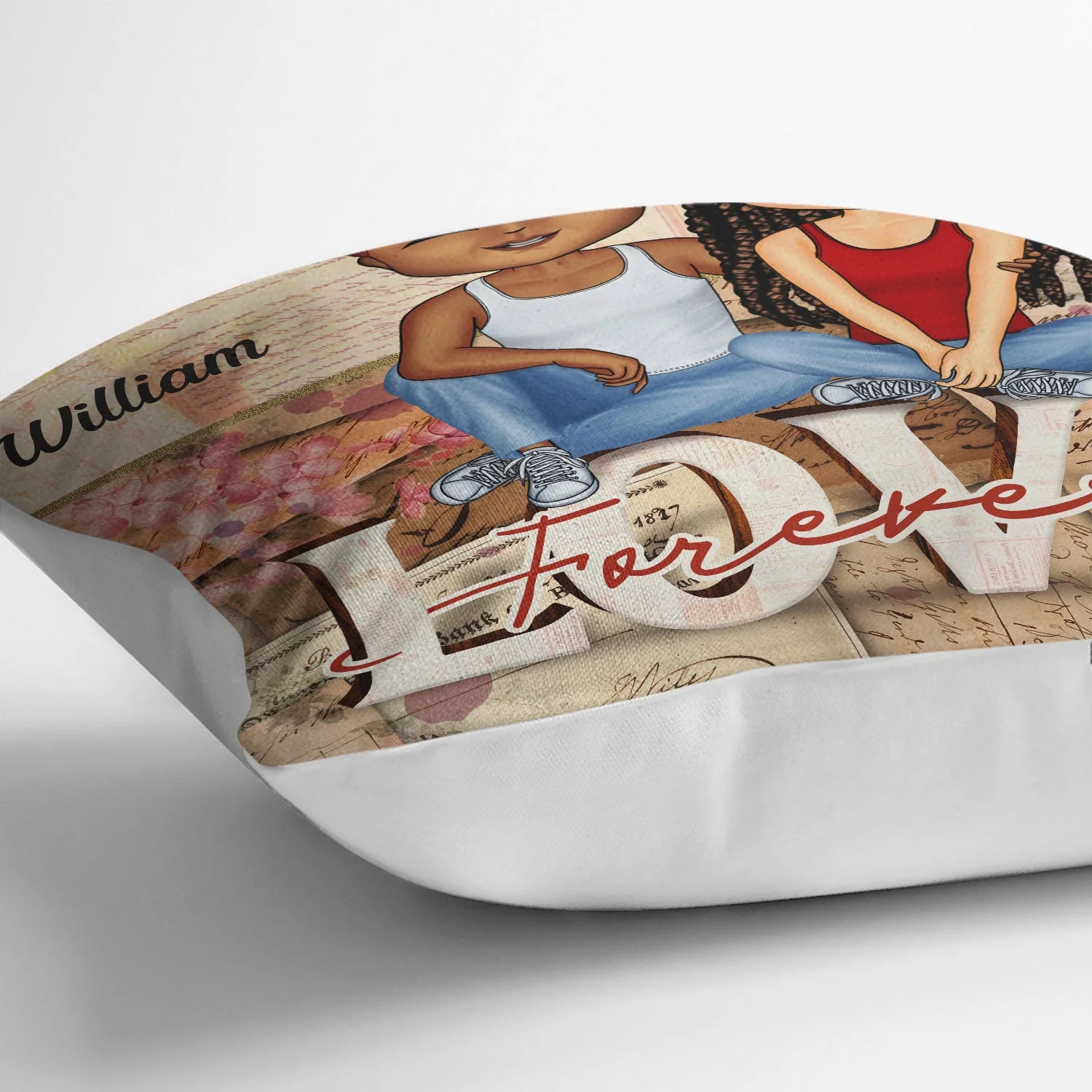 Together Since Love Forever Husband Wife - Gift For Couples - Personalized Custom Pillow - Image 3