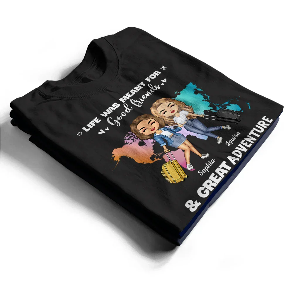 Travel Buddies Great Times Great Memories - Personalized T Shirt - Image 2