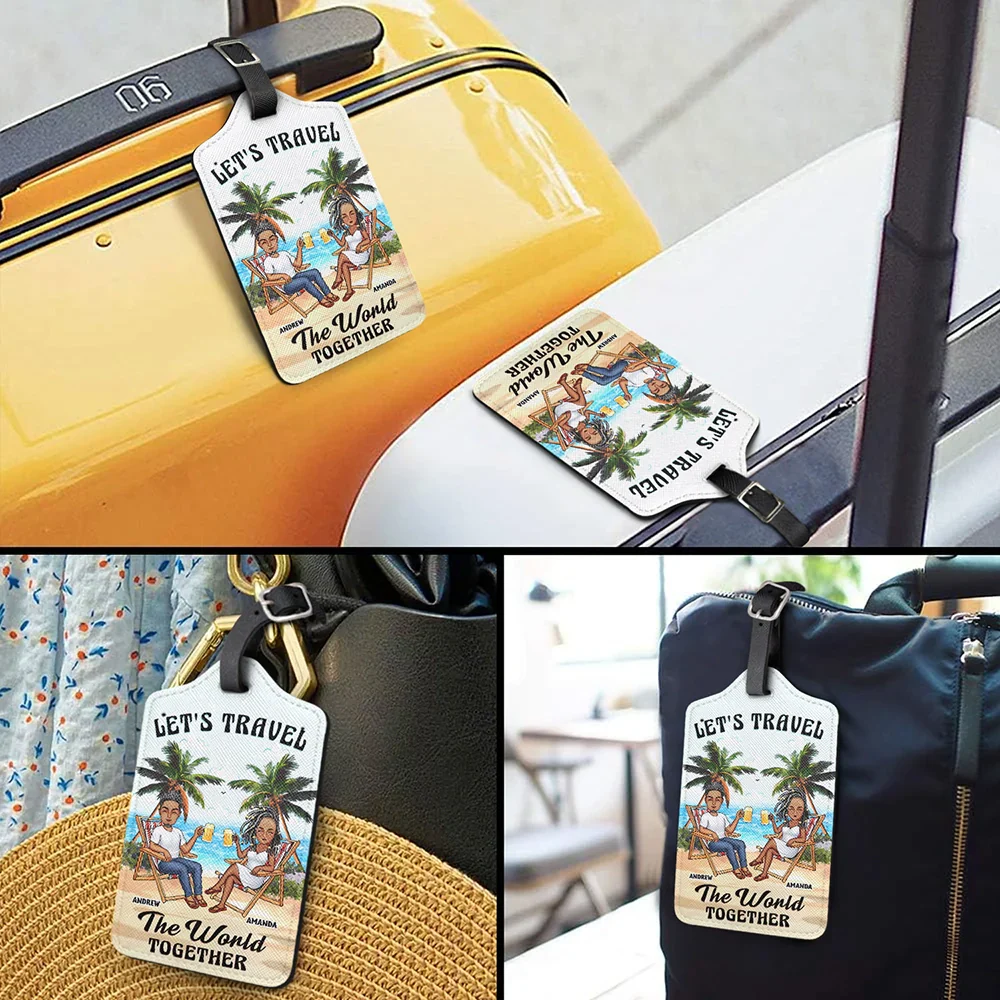 Travel Partners For Life - Personalized Luggage Tag - Image 3