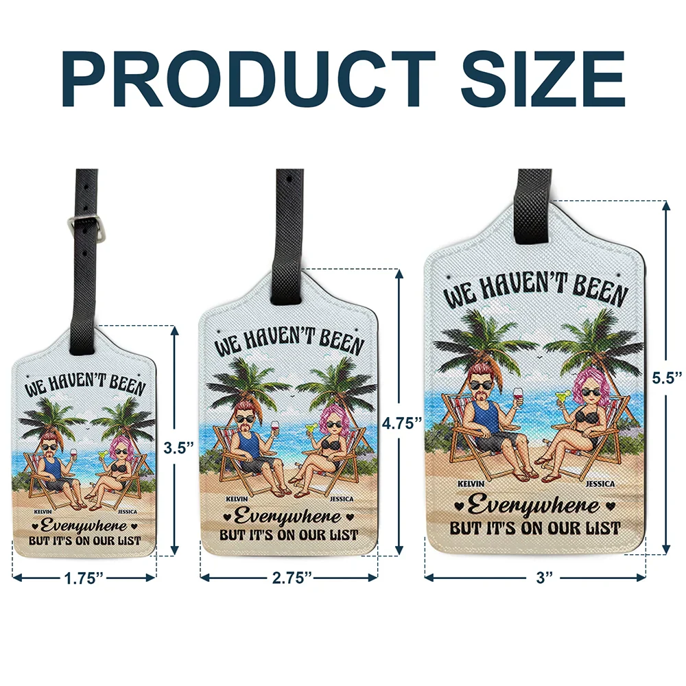 Travel Partners For Life - Personalized Luggage Tag - Image 5
