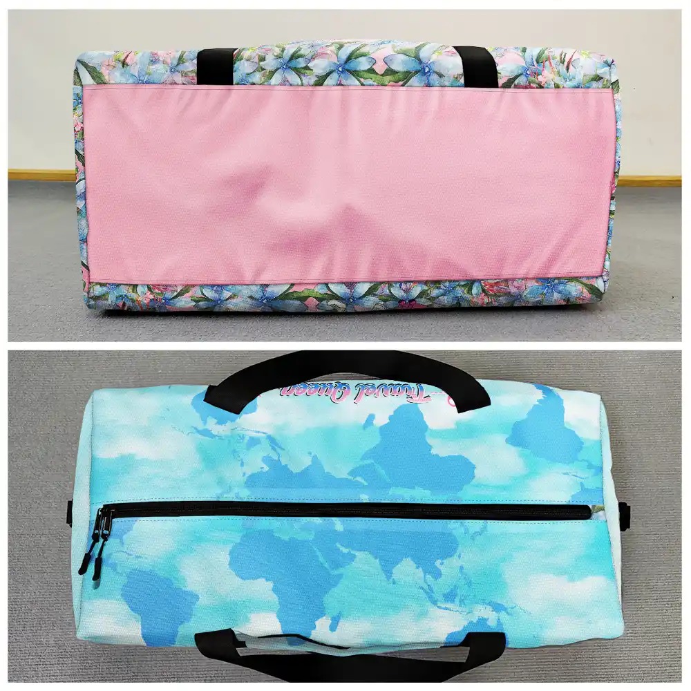 Travel Queen Living My Best Life - Personalized Duffle Bag - Image 4