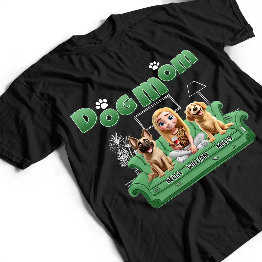 Treat Snack Dealer 3D Effect Dogs - Personalized T Shirt - Image 3