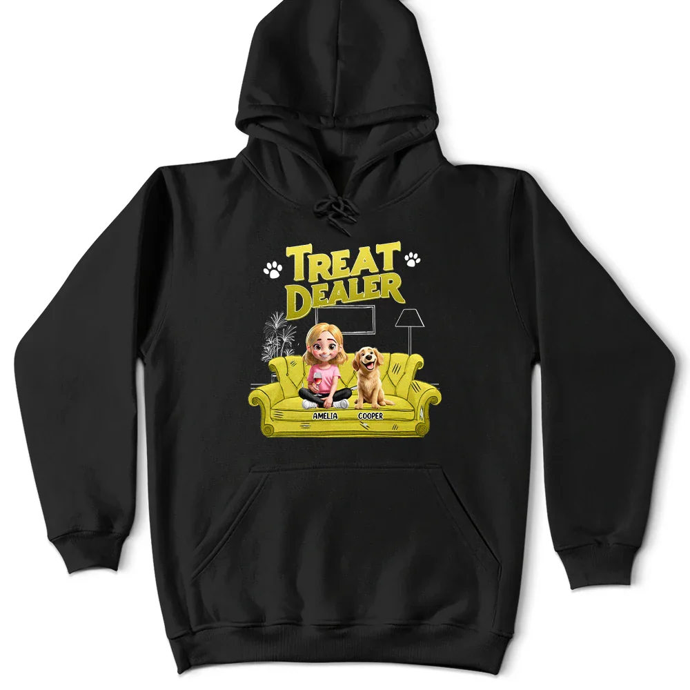 Treat Snack Dealer 3D Effect Dogs - Personalized T Shirt - Image 4