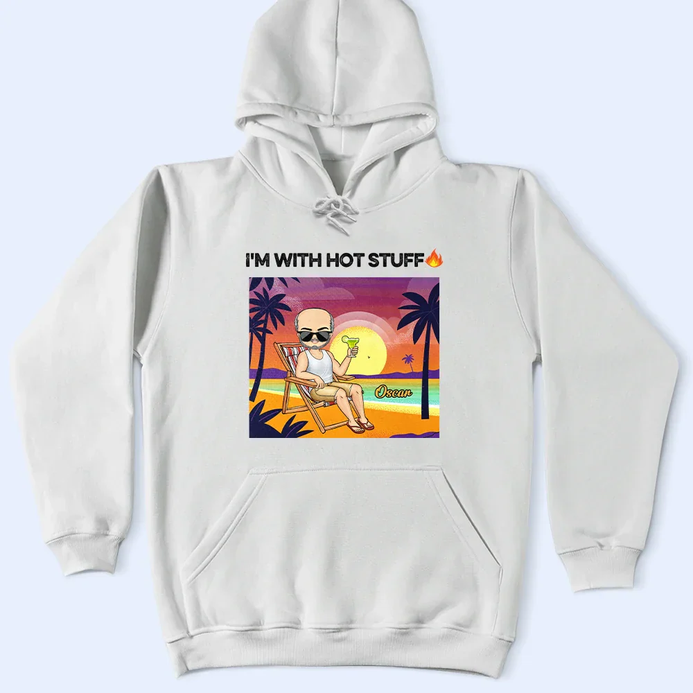 Tropical Hot Stuff Couple - Personalized T Shirt - Image 5