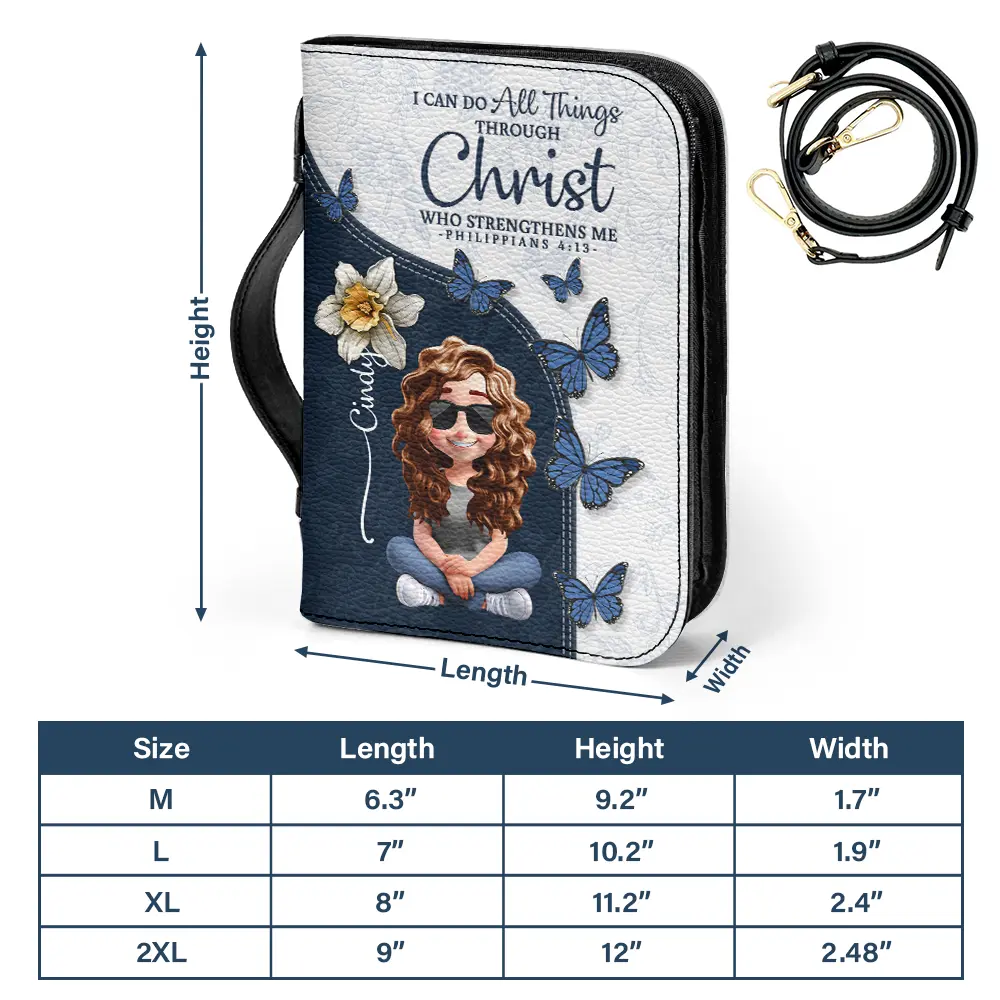 Trust In The Lord With Birth Month Flower - Personalized Bible Cover - Image 5