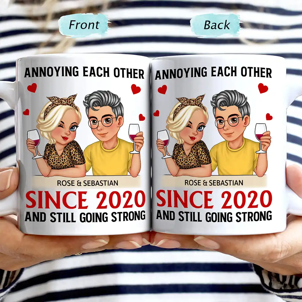 Turban Couple Annoying Each Other Since - Personalized Mug - Image 2