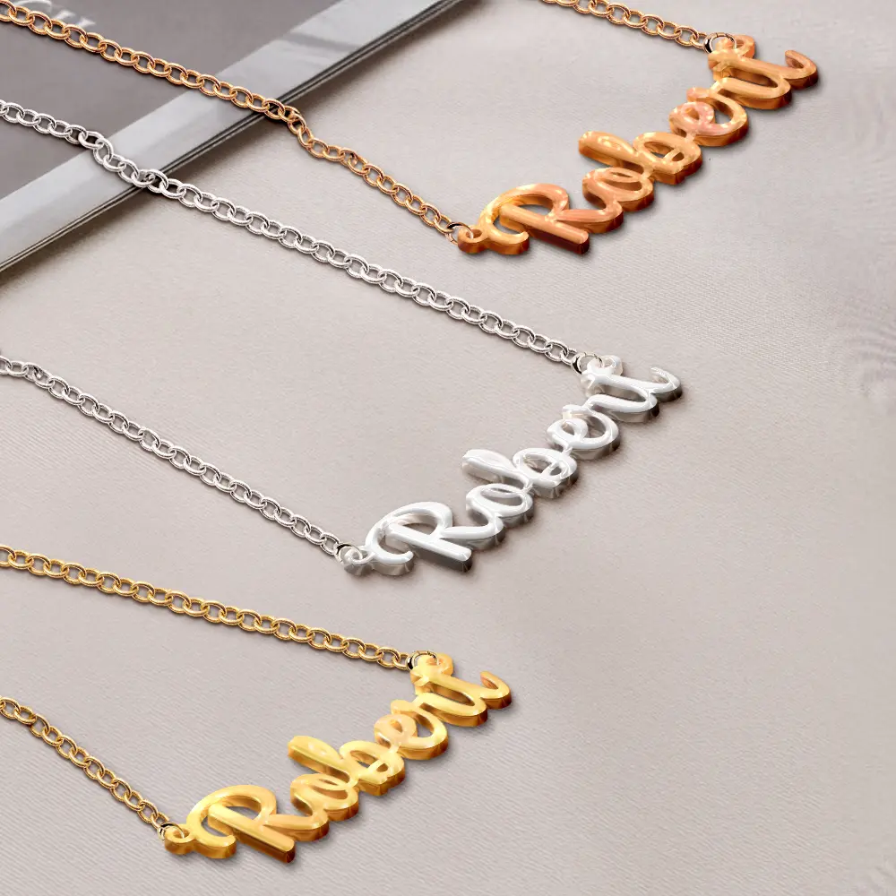 Unleash The Creativity And Design Your Own Name Jewelry - Personalized Letter Necklace - Image 2
