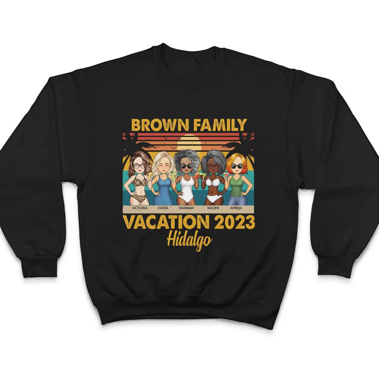 Vacation Traveling Beach - Funny, Holiday Gift For Husband, Wife, Couples, Family - Personalized Custom T Shirt - Image 5