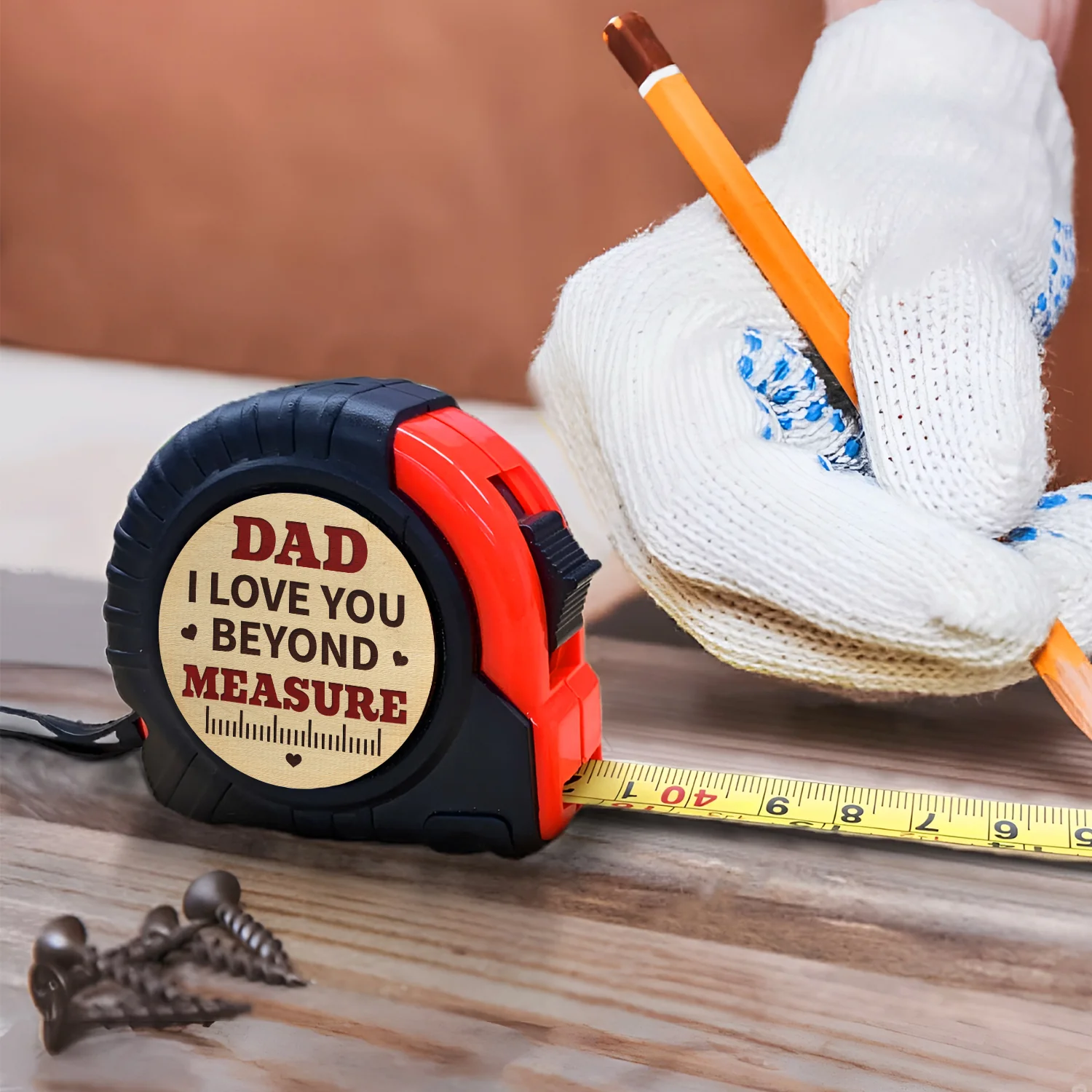 Wander Prints Gift For Dad - I Love You Beyond Measure Tape Measure - Father’s Day, Birthday, Christmas Gift AZCS - Image 6