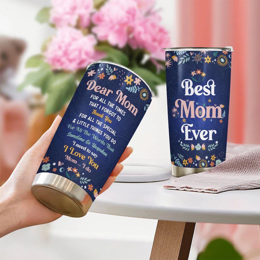 Wander Prints Gift For Mom - Best Mom Ever - 20oz Insulated Tumbler - Mother's Day, Birthday Gift AZCS - Image 6