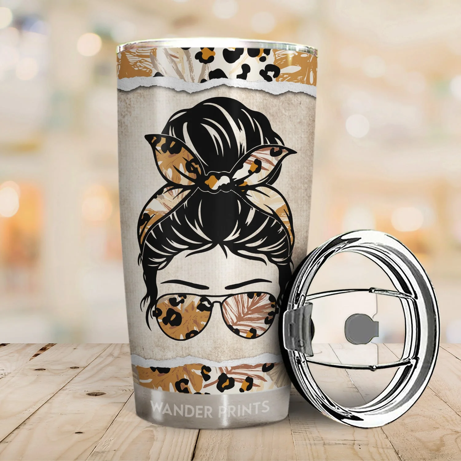 Wander Prints Mother Gifts, Gifts For Mother-in-law, Step Mom, Grandma, Mother's Day, Birthday Gifts - She Believed She Could And She Almost Did - Gift For Mom - Custom Tumbler, Travel Cup, Insulated 20oz Cup - Image 2
