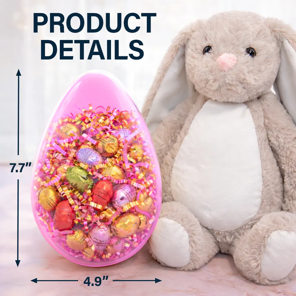 Watercolor Bunny Chick - Personalized Fillable Egg - Image 3