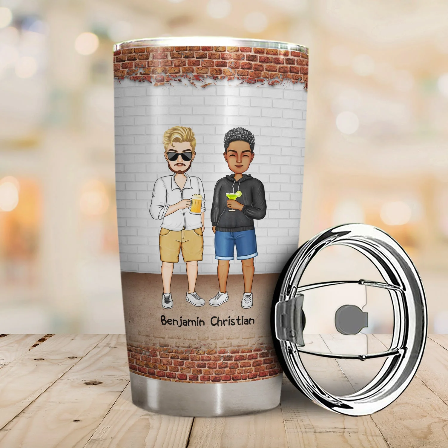 We Are More Than Friends We Are Like A Really Small Gang - Gift For Best Friends And Sisters - Personalized Custom Tumbler - Image 2