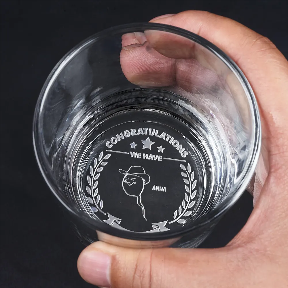 We Have Two Winners - Personalized Engraved Whiskey Glass - Image 4