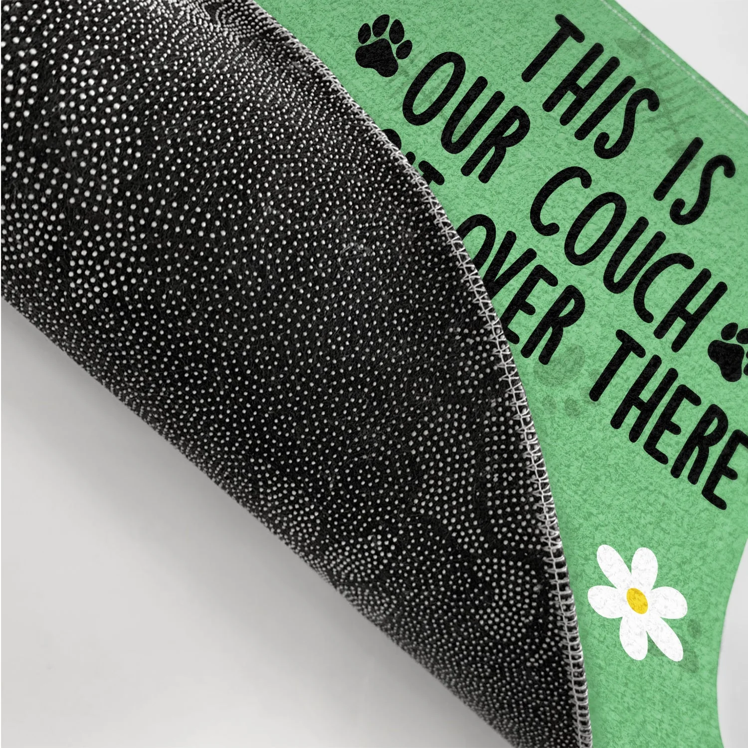 We Rule The House Dog, Cat - Home Decor, Birthday, Funny, Housewarming Gift For Pet Lover - Personalized Doormat - Image 3
