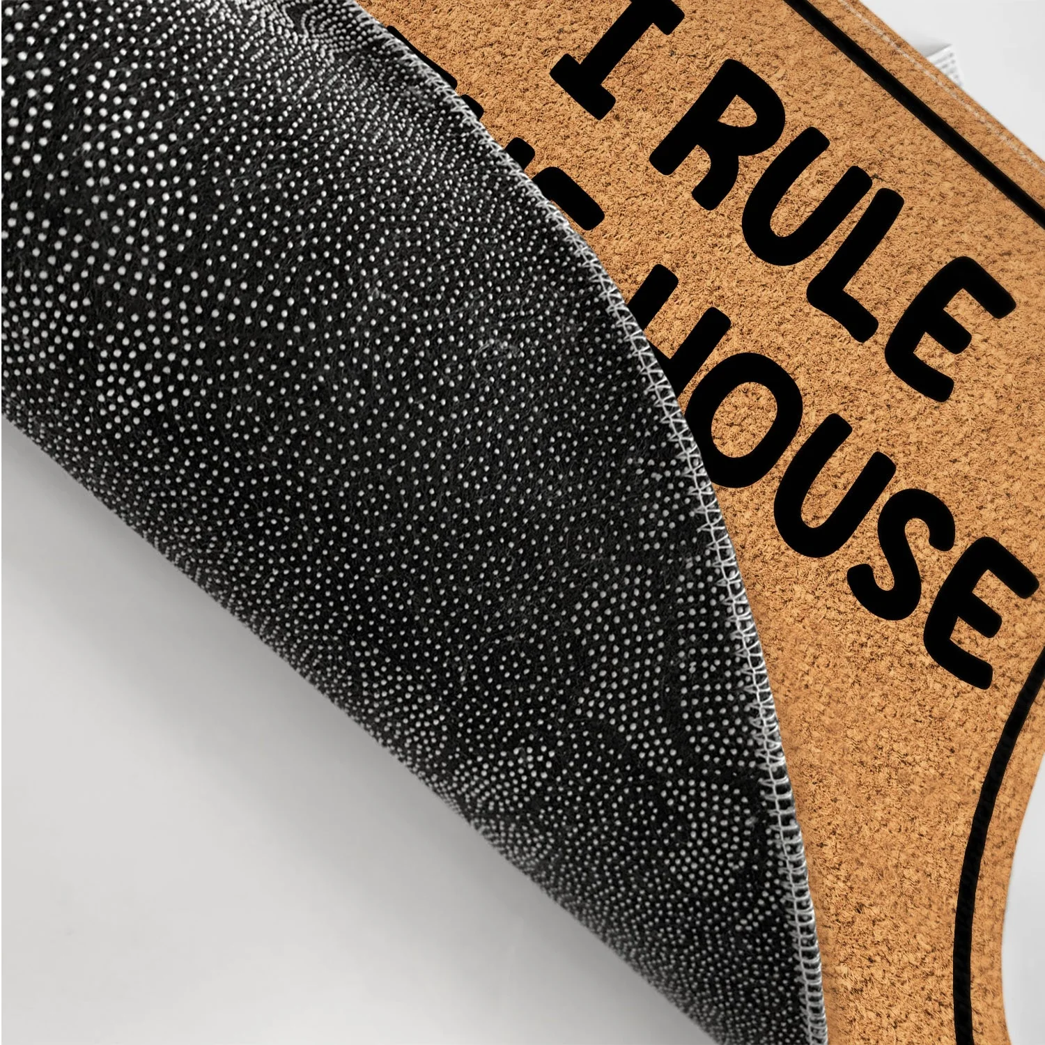We Rule The House - Gift For Dog Lovers & Cat Lovers - Personalized Custom Doormat - Image 3