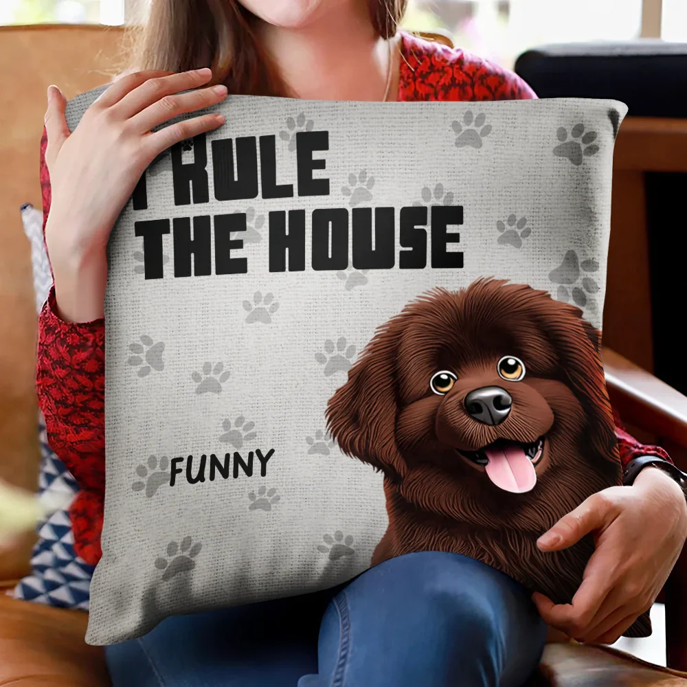 We Rule The House - Personalized Pillow - Image 2