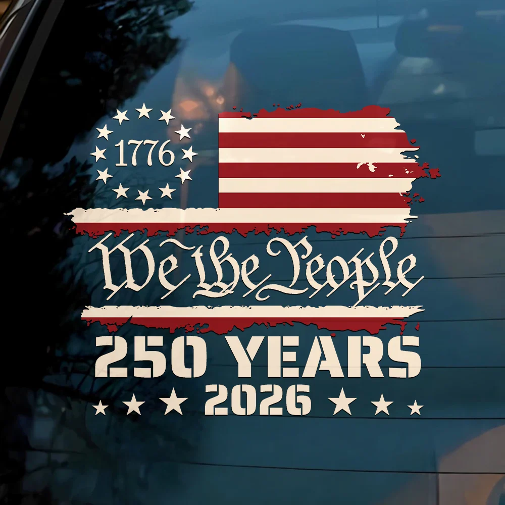We The People 250 Years 1776 - Decor Decal - Image 3