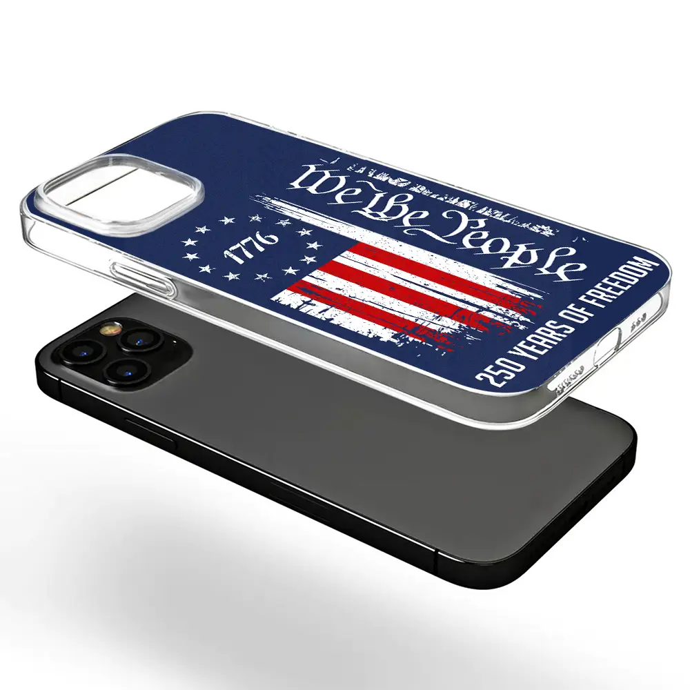 We The People 250 Years Of Freedom - Clear Phone Case - Image 6