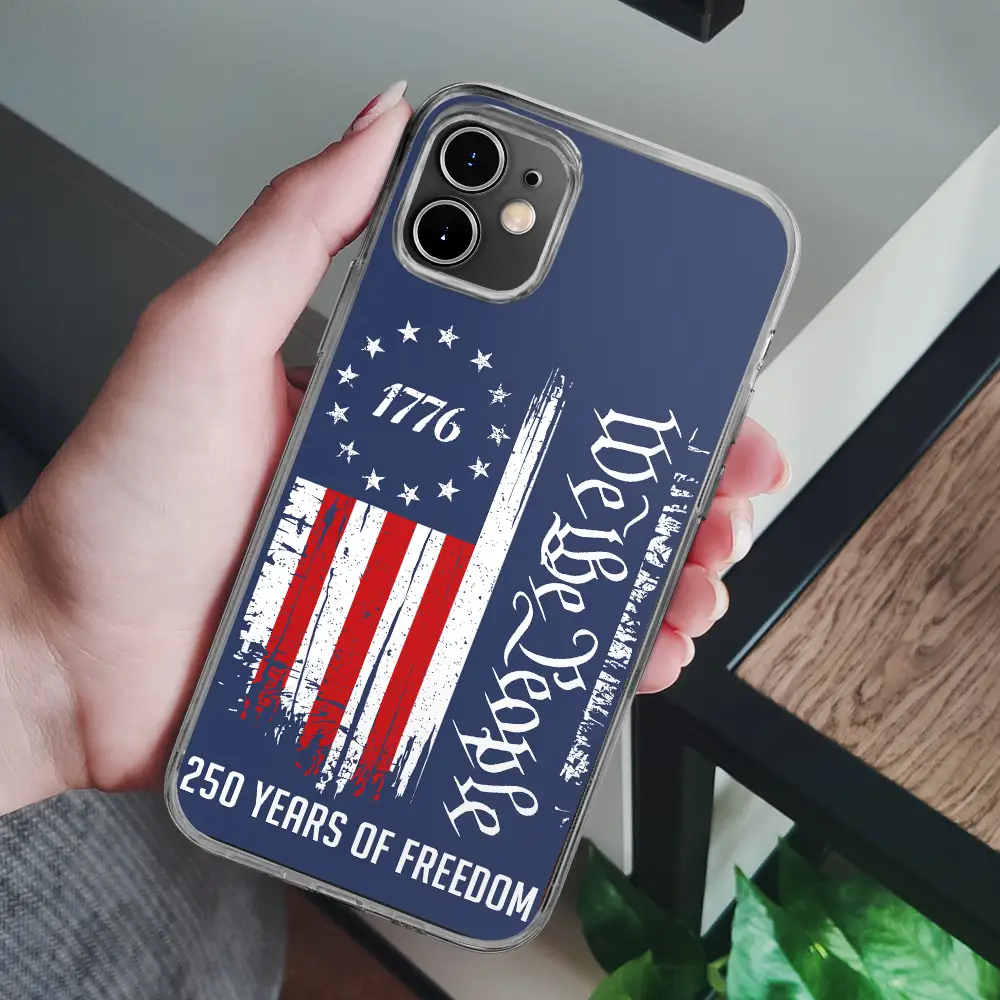 We The People 250 Years Of Freedom - Clear Phone Case - Image 7