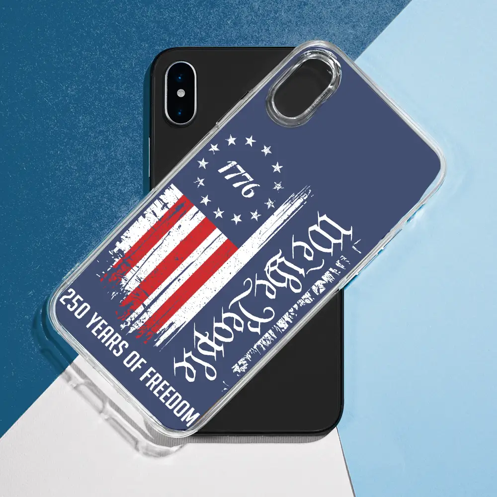 We The People 250 Years Of Freedom - Clear Phone Case - Image 8