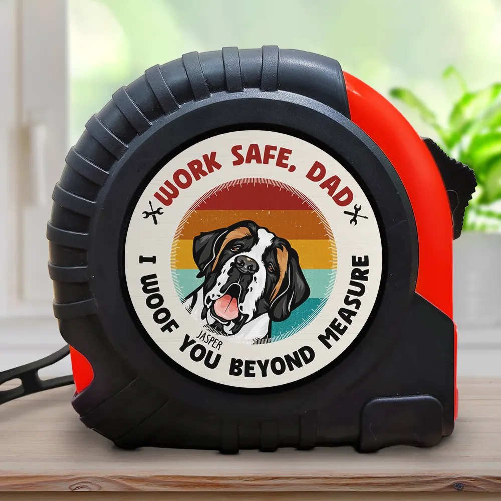 We Woof You Beyond Measure - Personalized Tape Measure - Image 2