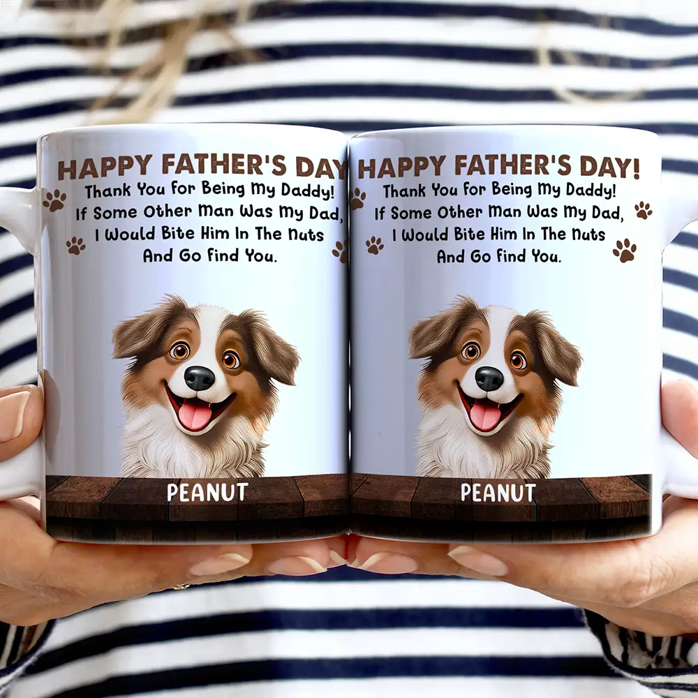 We Would Bite Him In The Nuts - Personalized White Edge-to-Edge Mug - Image 2