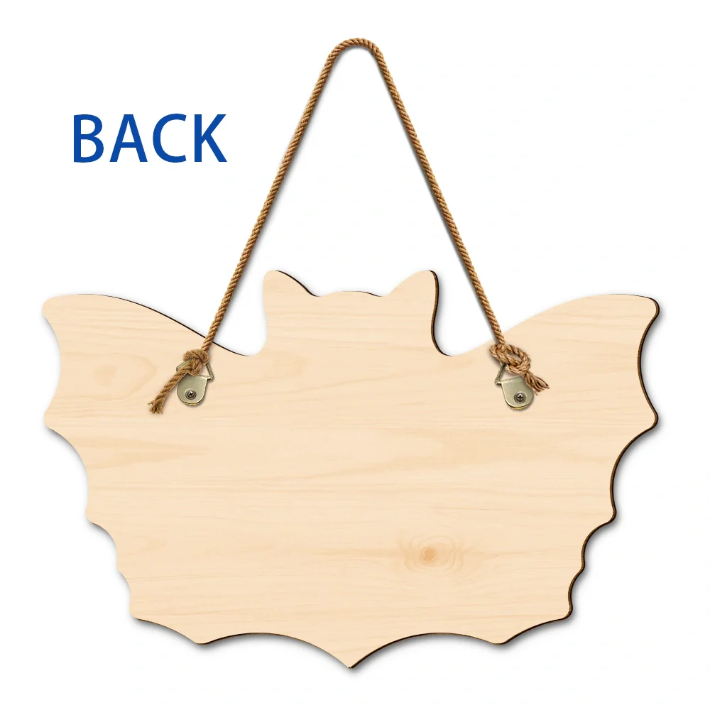 Welcome Foolish Mortals Pet Halloween - Personalized Custom Shaped Wood Sign - Image 6