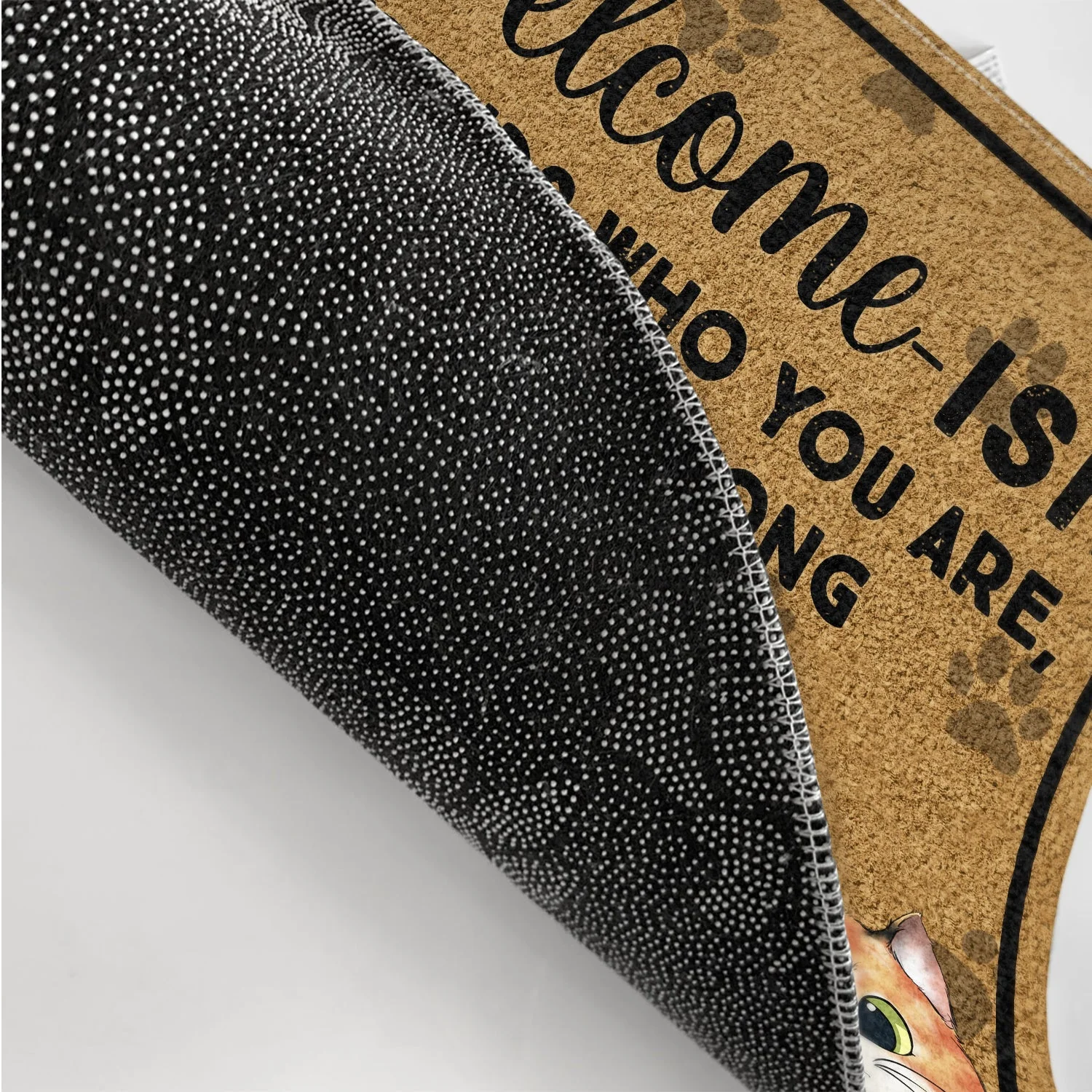 Welcome Ish Depends Who You Are Couples - Home Decor, Birthday, Housewarming Gift For Dog Lovers & Cat Lovers - Personalized Custom Doormat - Image 3