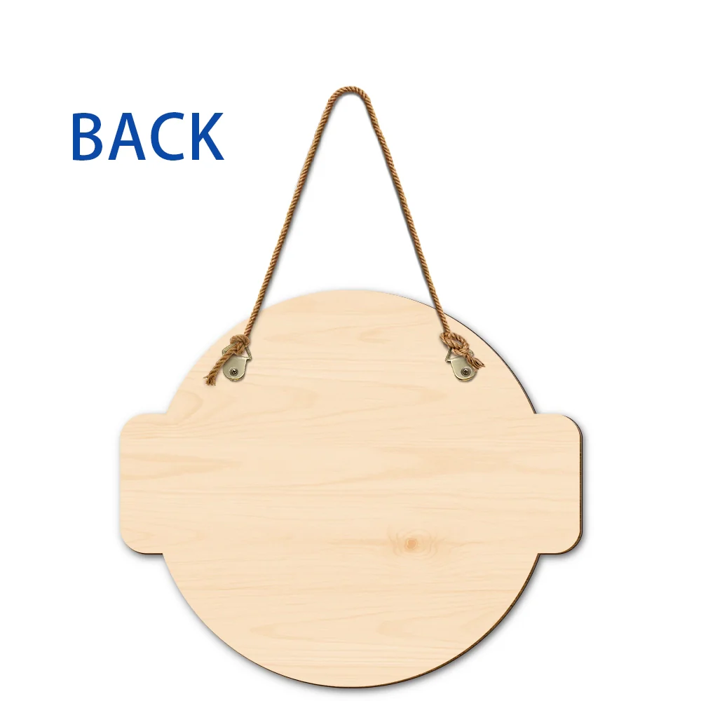 Welcome To Our Backyard Oasis - Personalized Custom Shaped Wood Sign - Image 6