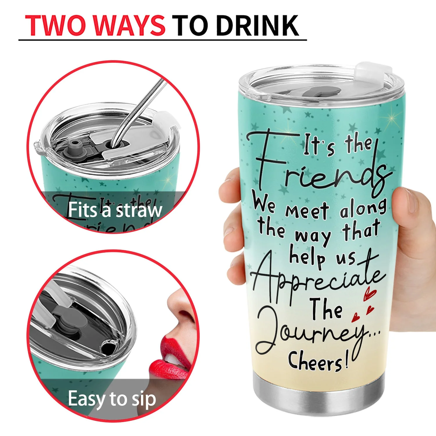 We'll Be Friends Until We're Old And Senile - Gift For Besties, Best Friends - Personalized Tumbler - Image 4