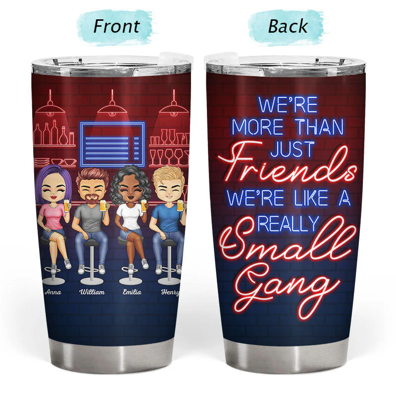 We're Not Sugar And Spice And Everything Nice We're Sage And Hood Party Club Best Friends - Bestie BFF Gift - Personalized Custom Tumbler - Image 3